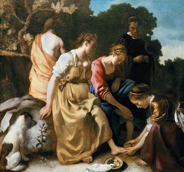 Diana and her Companions from Johannes Vermeer