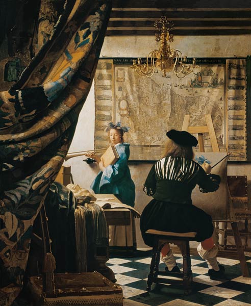 The Allegory of Painting from Johannes Vermeer