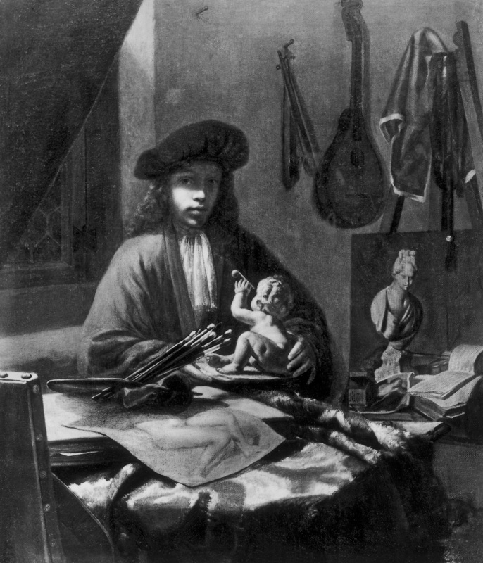 Portrait of the artist from Johannes Vermeer