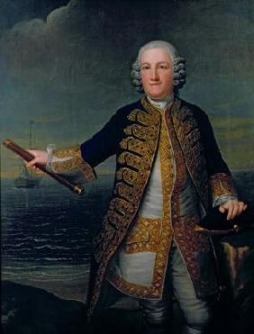 Admiral Lord Anson (oil on canvas)