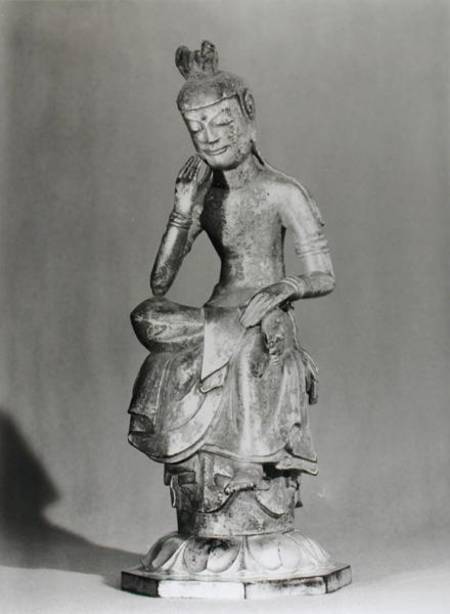 Bodhisattva Seated in a Meditative Pose from Japanese School
