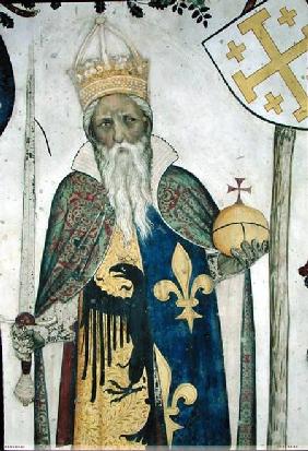 The Nine Worthies detail of Charlemagne (747-814) 1418-30