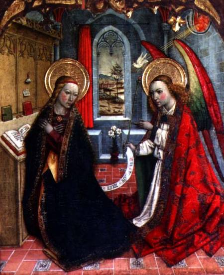 The Annunciation from Jaume Huguet