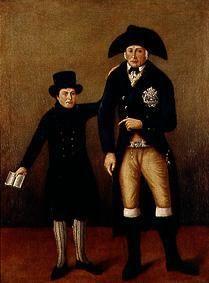 The Oldenburger police servant Cassel with his son