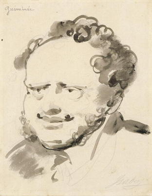 Portrait of Gueminee (ink on paper) from Jean-Baptiste Isabey
