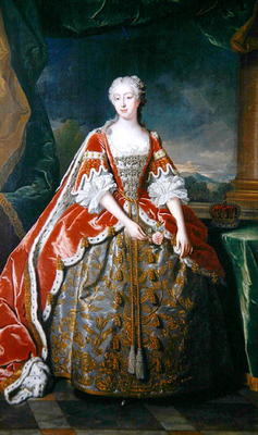 Princess Augusta (oil on canvas) from Jean-Baptiste van Loo