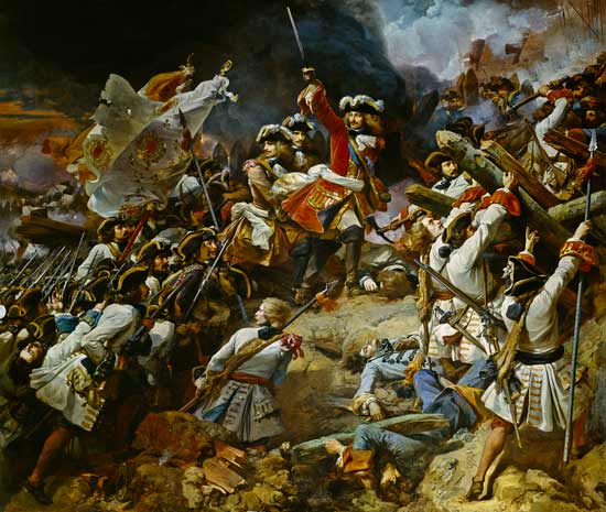Battle of Denain, 24th July 1712 from Jean Alaux