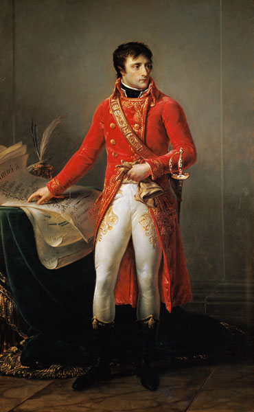 Portrait of Napoleon Bonaparte from Jean-Antoine Gros