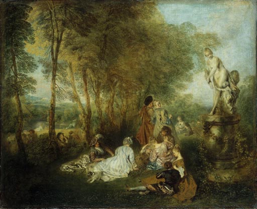 Das Liebesfest from Jean-Antoine Watteau