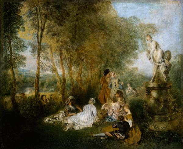 The love feast from Jean-Antoine Watteau