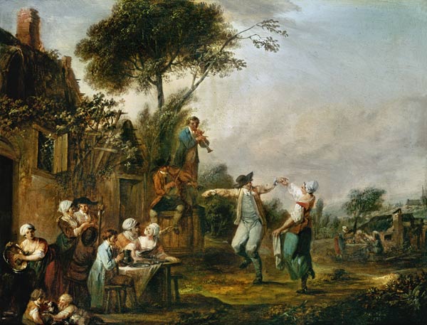 Wedding in the country from Jean-Antoine Watteau
