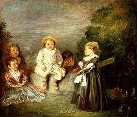 (children wed Heureux âge for it in it ' for or) from Jean-Antoine Watteau