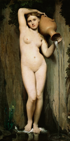 The source from Jean Auguste Dominique Ingres