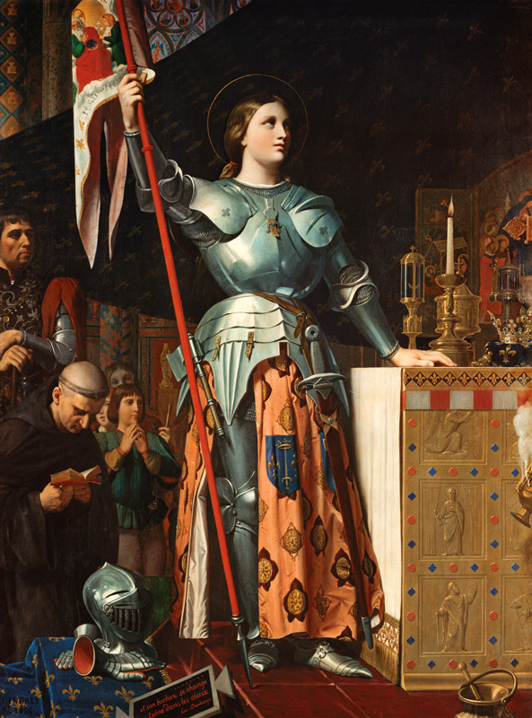Joan of Arc at the Coronation of Charles VII in the Cathedral at Reims from Jean Auguste Dominique Ingres