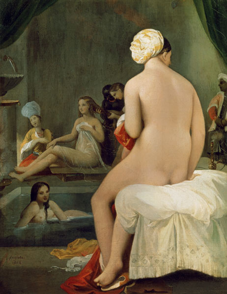 The Little Bather in the Harem from Jean Auguste Dominique Ingres
