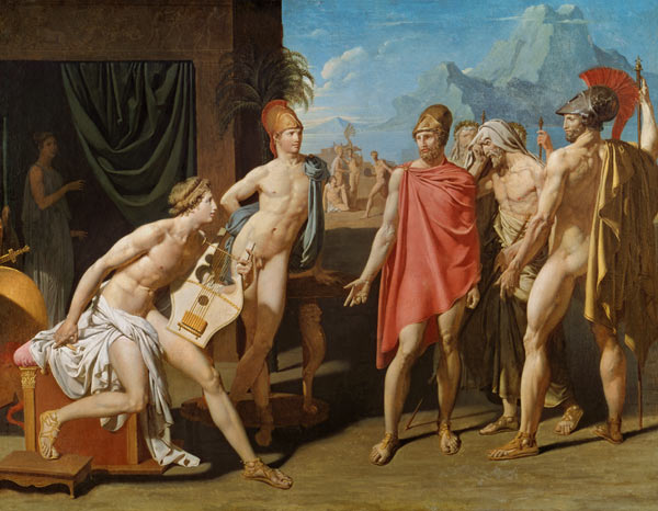 Ambassadors Sent by Agamemnon to Urge Achilles to Fight from Jean Auguste Dominique Ingres