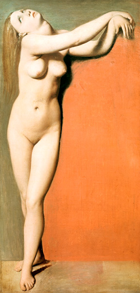 Angelique from Jean Auguste Dominique Ingres