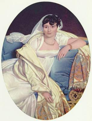 Madam Rivière from Jean Auguste Dominique Ingres