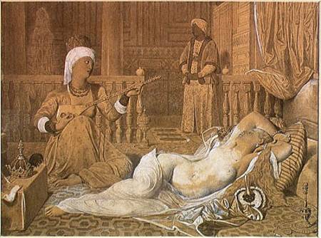 Odalisque with a Slave from Jean Auguste Dominique Ingres
