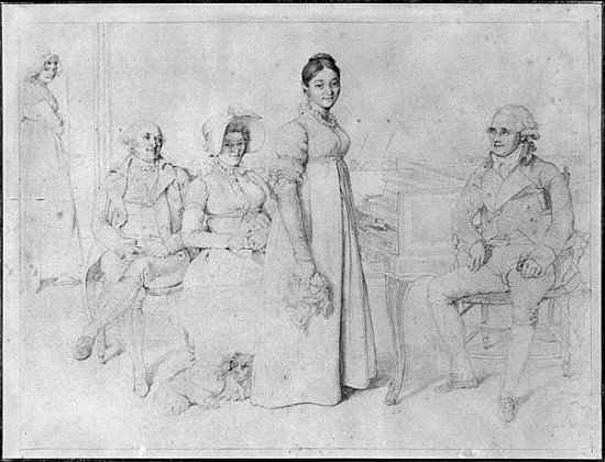 The Forestier Family (see also 233241) from Jean Auguste Dominique Ingres