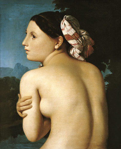 Female back act. from Jean Auguste Dominique Ingres