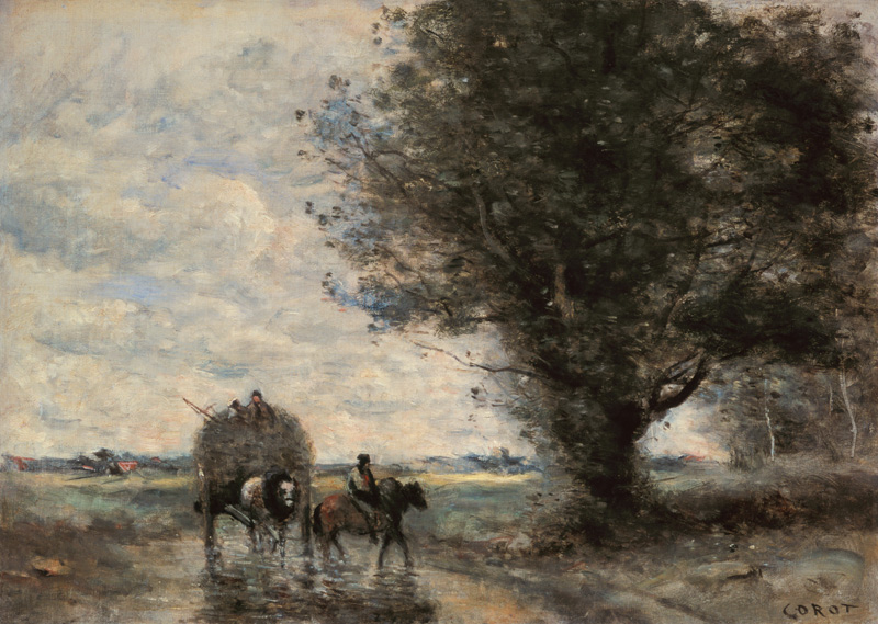 Der Heuwagen from Jean-Baptiste-Camille Corot