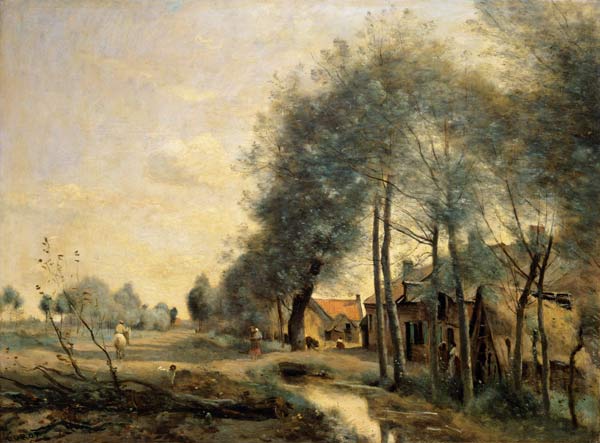 Road of Sin-le-Noble from Jean-Baptiste-Camille Corot