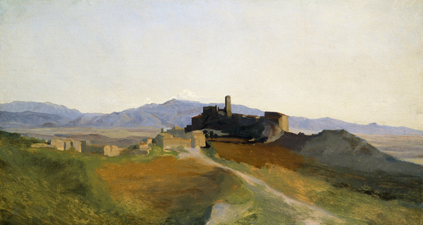 View of Olevano from Jean-Baptiste-Camille Corot
