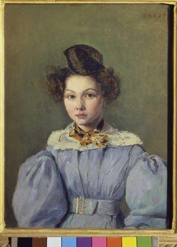 Portrait the Marie-Louise Sennegan from Jean-Baptiste-Camille Corot