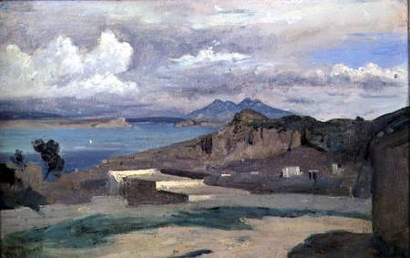 Ischia, View from the Slopes of Mount Epomeo from Jean-Baptiste-Camille Corot