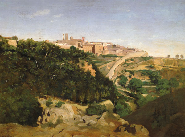 Volterra. from Jean-Baptiste-Camille Corot