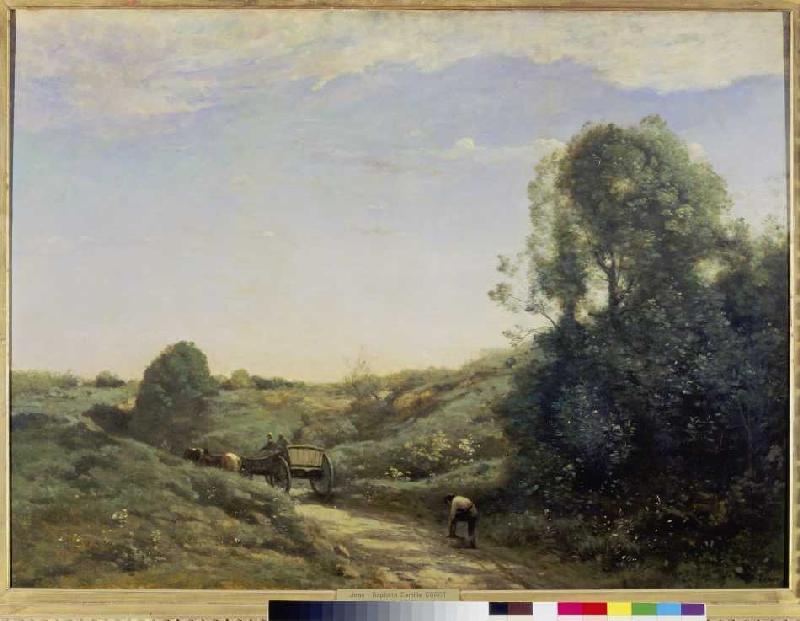 The little car from Jean-Baptiste-Camille Corot