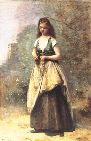 Ophelia from Jean-Baptiste-Camille Corot