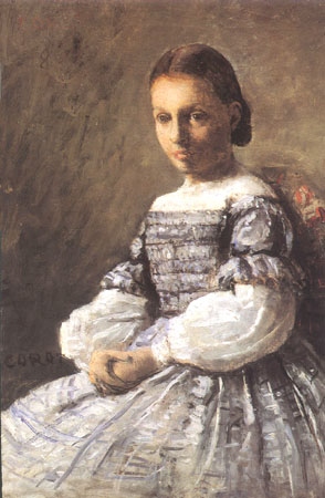 Portrait Ms Jeanne from Jean-Baptiste-Camille Corot