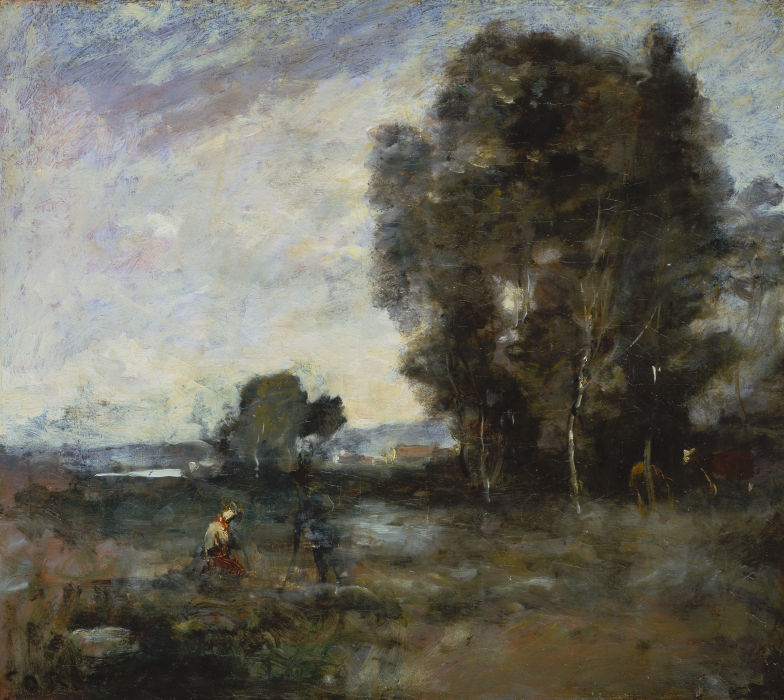 Summer Landscape from Jean-Baptiste-Camille Corot