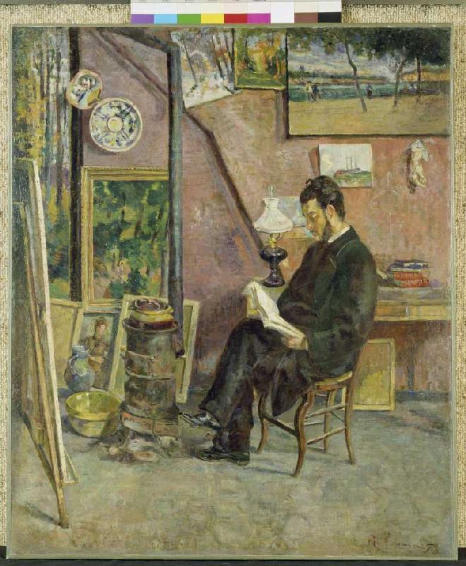 Doctor Martinez in the studio of the artist. from Jean-Baptiste Armand Guillaumin