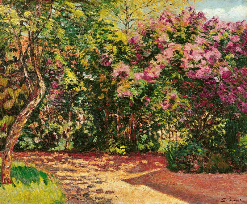 Lilac, the Artist''s Garden from Jean Baptiste Armand Guillaumin