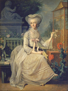 Junge Frau neben einem Vogelkäfig from Jean-Baptiste Charpentier d. Ä.