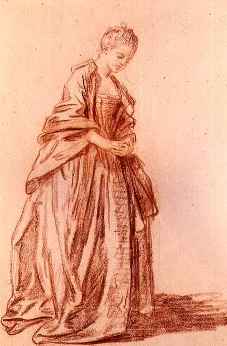 Draped female figure from Jean Baptiste Greuze