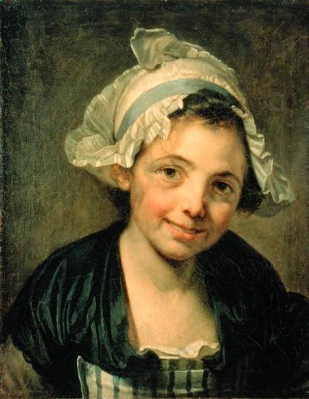 Girl in a Bonnet from Jean Baptiste Greuze