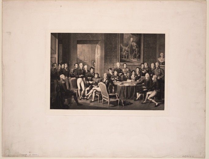 The Congress of Vienna from Jean-Baptiste Isabey