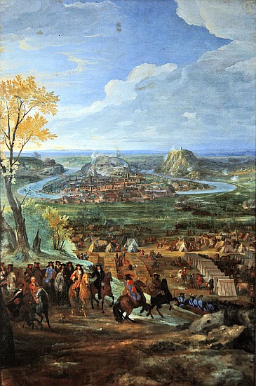 The Siege of Besancon in 1674 the army of Louis XIV from Jean-Baptiste Martin