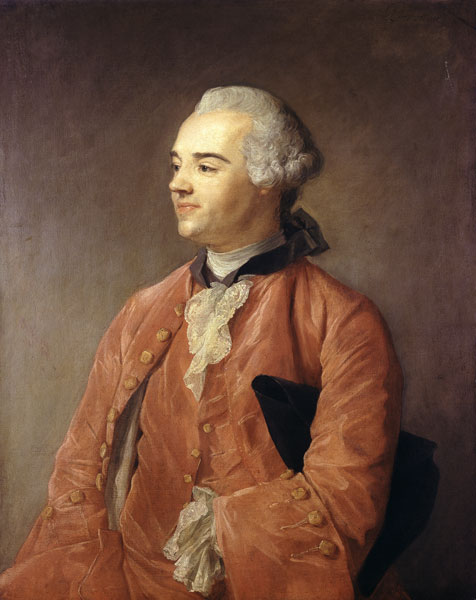 Portrait of Jacques Cazotte (1719-92) from Jean-Baptiste Perronneau
