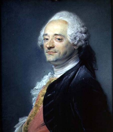 Portrait of Maurice Quentin de la Tour (1704-88) from Jean-Baptiste Perronneau