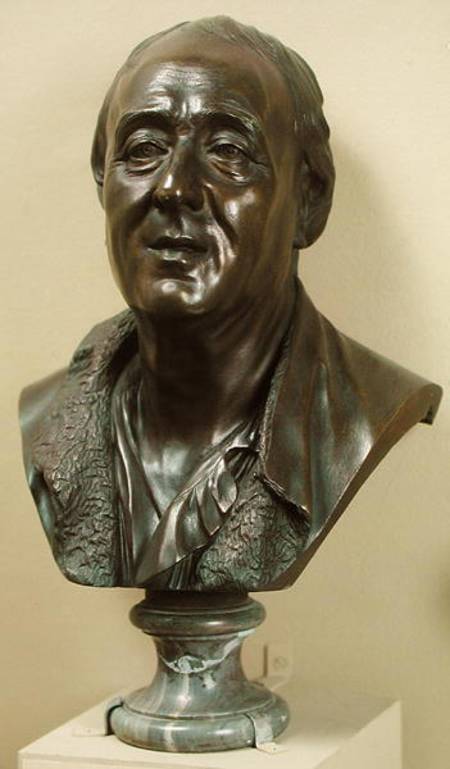 Bust of Denis Diderot (1713-84) from Jean-Baptiste Pigalle
