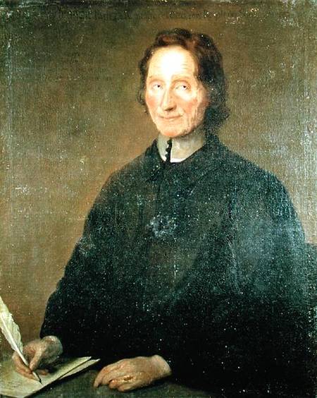 Portrait of Nicolas de Malebranche (1628-1715) early 19th century from Jean Baptiste Santerre