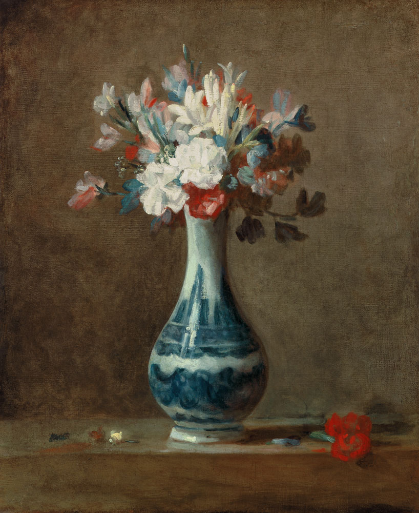A Vase of Flowers from Jean-Baptiste Siméon Chardin