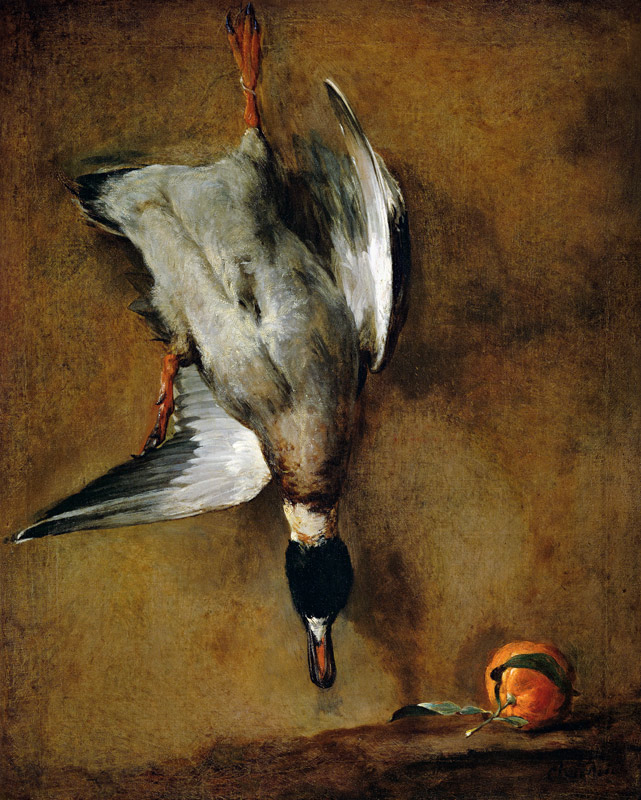 The mallard from Jean-Baptiste Siméon Chardin