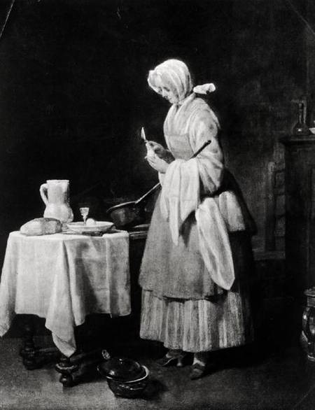 The Attentive Nurse from Jean-Baptiste Siméon Chardin