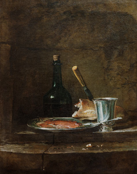 Preparing Breakfast from Jean-Baptiste Siméon Chardin